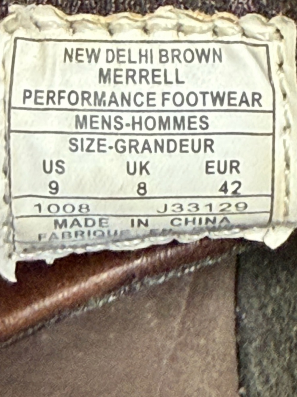 Merrell New Delhi Mens 9 Brown Leather Open Toe Fisherman Sandals - Picture 10 of 10